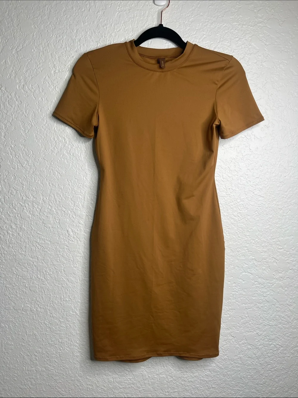SKIMS Recycled Swim T-shirt swim dress in color Almond Size M